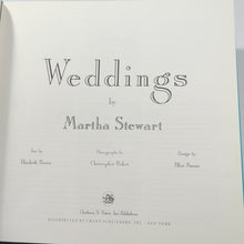 Load image into Gallery viewer, Martha Stewart Weddings Ideas Inspiration Vintage Large Coffee Table Book 1987
