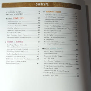 Farmers Market Desserts Fresh Fruit Recipes Pies Cake Sustainable Cookbook