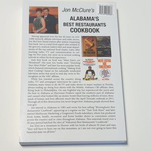 Alabama's Best Restaurants Southern Cooking Recipes Cookbook By John McClure NEW