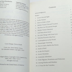 St. Saint Mother Teresa Of Calcutta Christian Catholic Biography By Leo Masberg