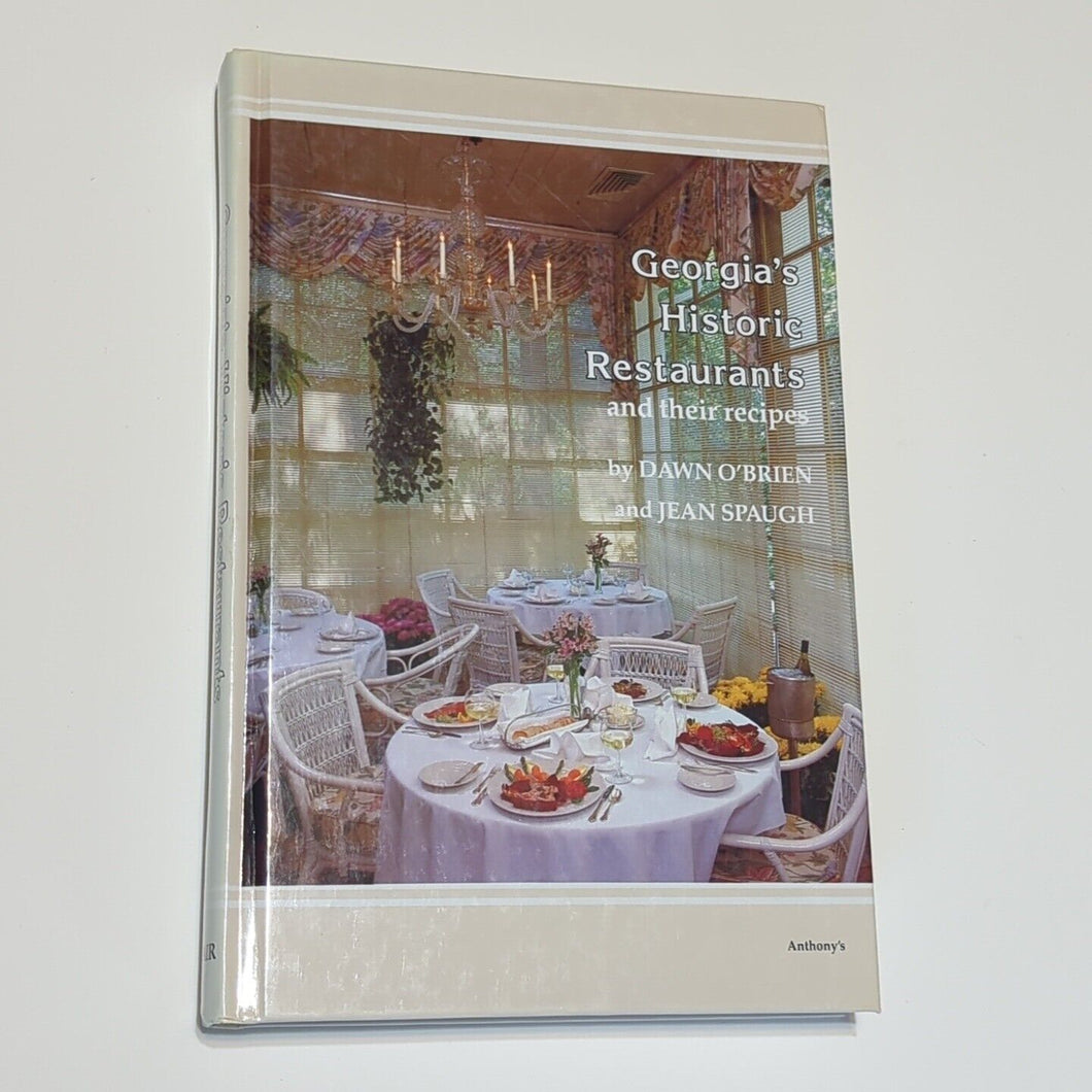 Georgia's Historic Local Restaurants Southern Cooking Recipes Vintage Cookbook
