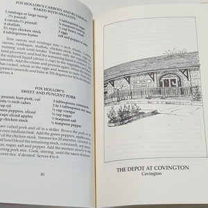 Georgia's Historic Local Restaurants Southern Cooking Recipes Vintage Cookbook