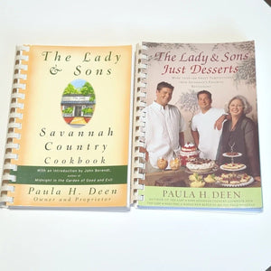 The Lady and Sons Savannah County Just Desserts Paula Deen Vintage Cookbook Lot