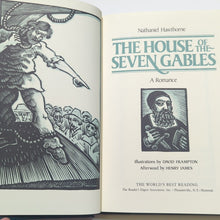 Load image into Gallery viewer, The House Of The Seven 7 Gables By Nathaniel Hawthorne Hardcover Faux Leather
