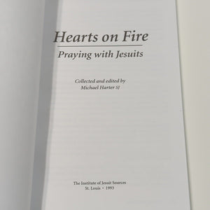 Hearts on Fire Praying with Jesuits Order Michael  Harter Catholic Prayer Book