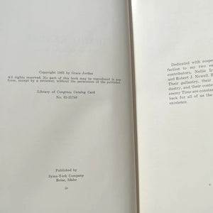 Grace Jordan Idaho Reader Authors Collection SIGNED Book Jean Chalmers Donaldson