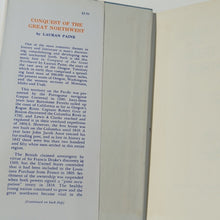 Load image into Gallery viewer, Conquest Of The Great Northwest 1st ED Oregon Territory Washington State History
