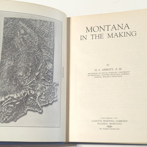Montana In The Making State History Book By N. C. Newton Carl Abbott 1st Edition