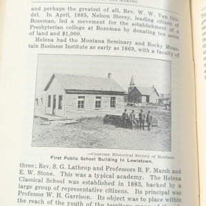 Montana In The Making State History Book By N. C. Newton Carl Abbott 1st Edition