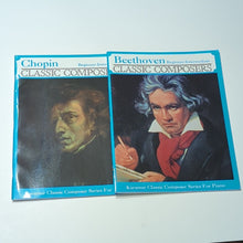 Load image into Gallery viewer, Beethoven Chopin Karamar Classic Composers Series For Piano Sheet Music Beginner
