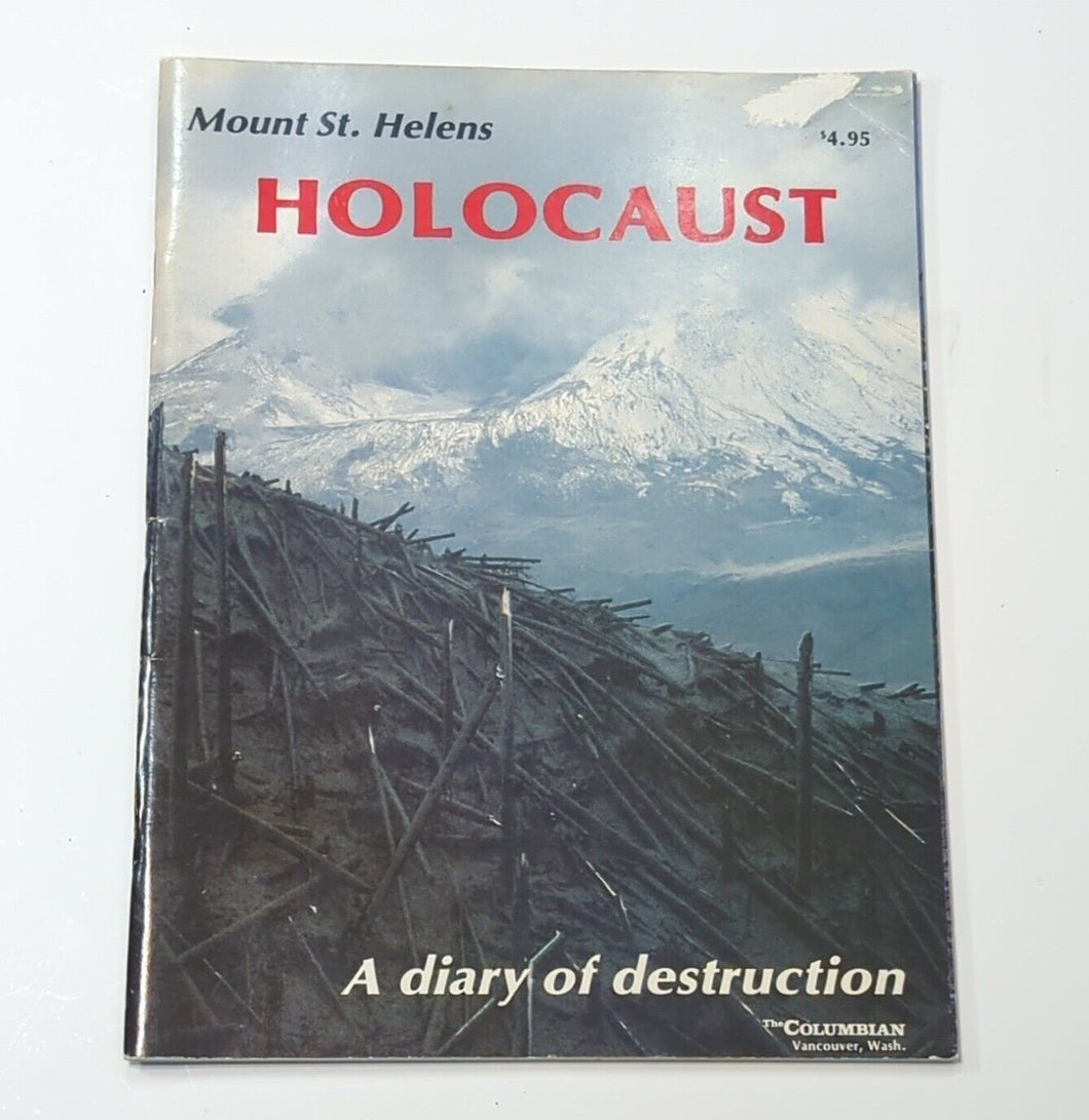 Mt Mount St Saint Helens Holocaust A Diary Of Destruction Vintage Photos Book