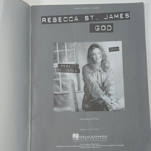 Rebecca St. James God Christian Sheet Music Songbook Song Book Piano Guitar