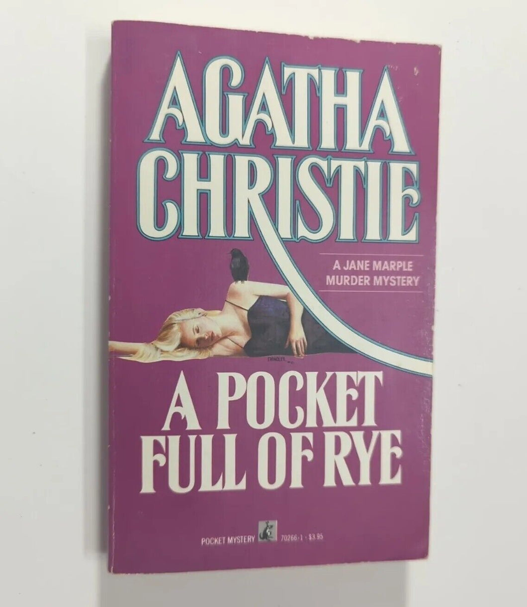 A Pocketful Of Rye Agatha Christie Miss Marple Vintage Pocket Mystery Paperback