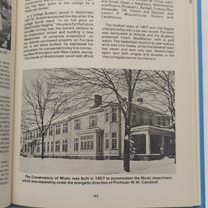Local History Of West Minster College PA Pennsylvania 1852-1977 Old Photos Book