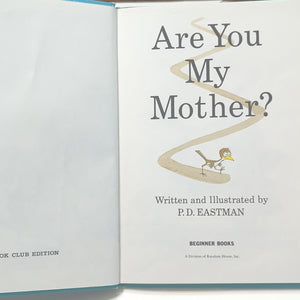 Are You My Mother by PD P. D. Eastman Dr. Seuss 1960 Vintage Beginner Kids Books