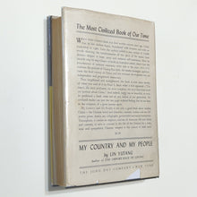 Load image into Gallery viewer, The Importance Of Living By Lin Yutang 1937 Vintage Hardcover John Day w DJ Book
