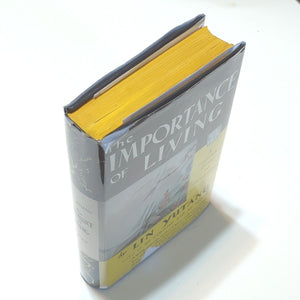The Importance Of Living By Lin Yutang 1937 Vintage Hardcover John Day w DJ Book