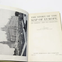 Load image into Gallery viewer, The Story Of The Map Of Europe Benezet Old Antique Illustrated Vintage Map Book
