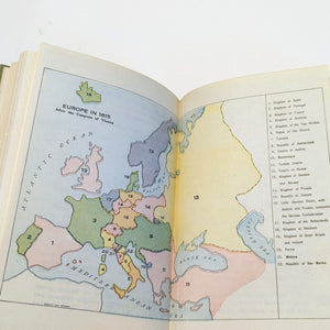 The Story Of The Map Of Europe Benezet Old Antique Illustrated Vintage Map Book