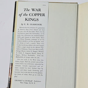 The War Of The Copper Kings Butte Montana Gold Rush Mining Old West History Book