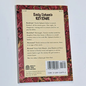 Emily Upham's Revenge By Avi SIGNED 1st First Edition Vintage Childrens Kid Book