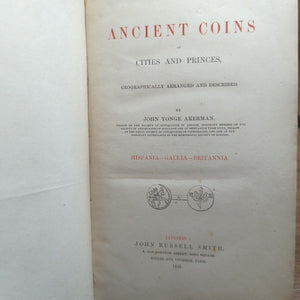 Ancient Coins of Cities and Princes Spain France Britain England 1846 Guide Book