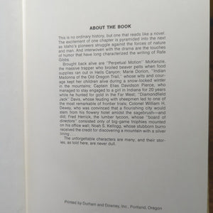 Beckoning The Bold Story Of Dawning Of Idaho State Western US History Rafe Gibbs
