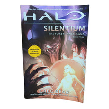 Load image into Gallery viewer, Halo Forerunner Saga Series Book 3 Silentium Novel by Greg Bear Paperback
