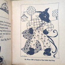 Load image into Gallery viewer, Vintage The Little Red Hen And The Big Black Fox By Nina R Jordan Whitman 1932
