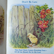 Load image into Gallery viewer, Baby Chickies 1940s Sam&#39;l Gabriel Sons No 445 Vintage Chicken Kid Linenette Book
