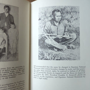 Pipestone National Monument Minnesota State American Indian History Murray Book