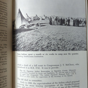 Pipestone National Monument Minnesota State American Indian History Murray Book