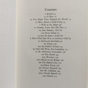 One Man's Montana State Old West Frontier History John Hutchens 1964 1st Edition