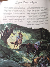 Load image into Gallery viewer, Walt Disney&#39;s Zorro Large Oversized Vintage Golden Book Golden Press 1958 Kids

