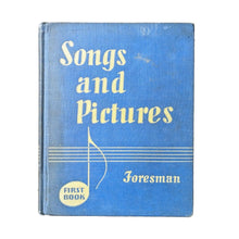 Load image into Gallery viewer, Songs And Pictures First 1st Book by Robert Foresman 1937 Vintage Kids Music Bk
