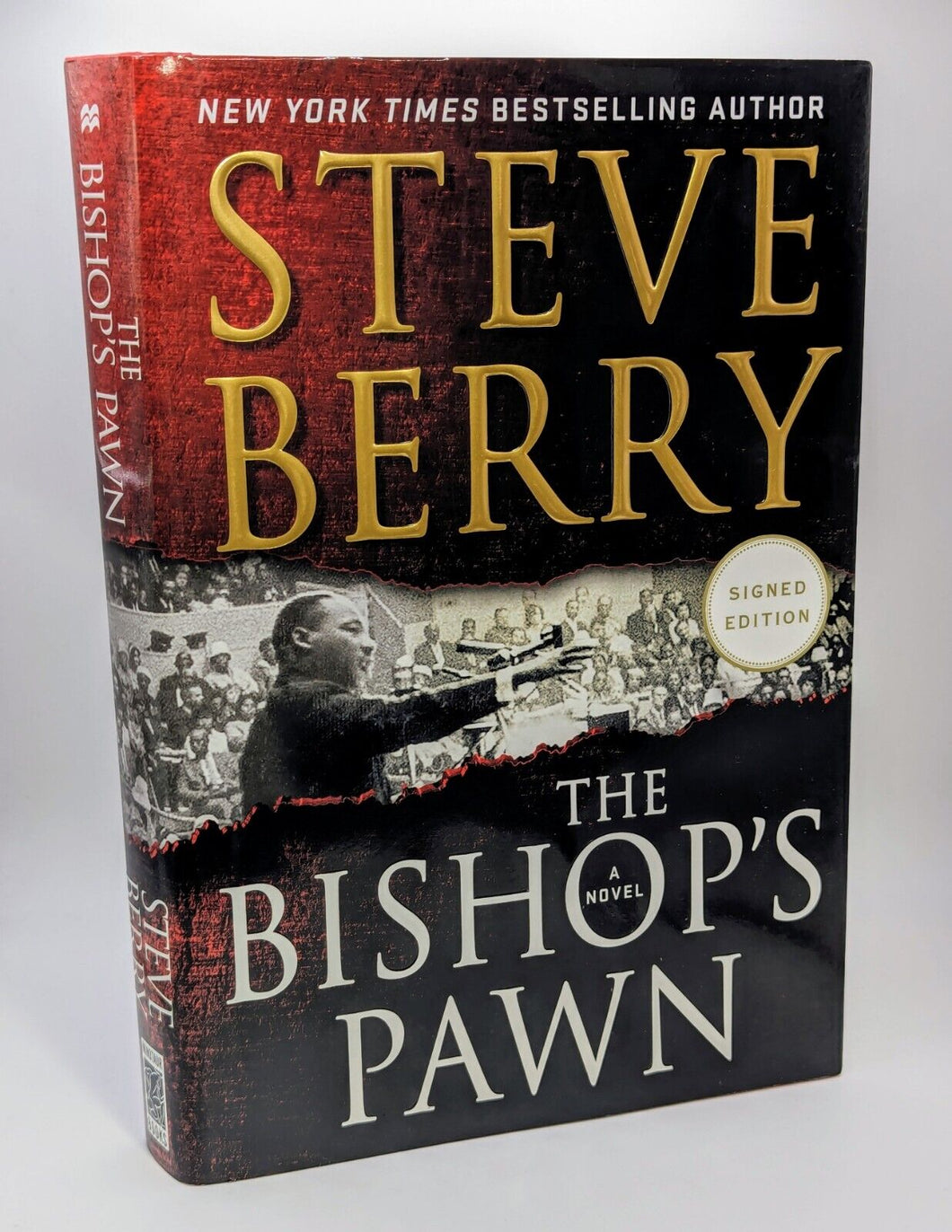 The Bishop's Pawn by Steve Berry SIGNED 1st First Edition Hardcover Novel Book