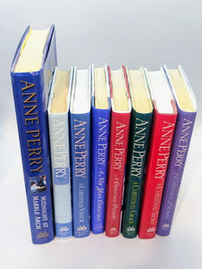 Anne Perry Christmas Story Series Cozy Mystery 8 Books Lot Hardcover 1st Edition
