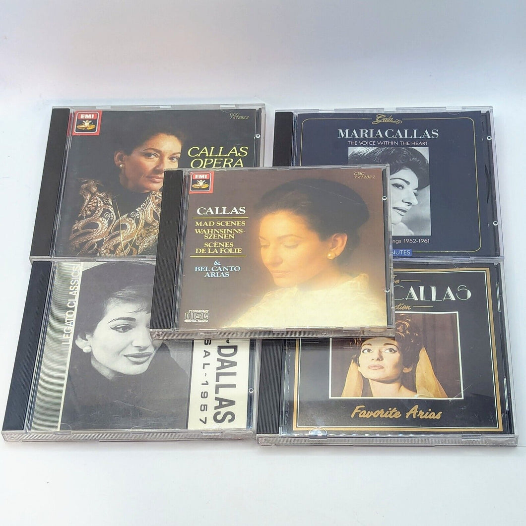 Maria Callas Music CD Collection Lot Operas Arias Rehearsals 1957 Mad Scenes