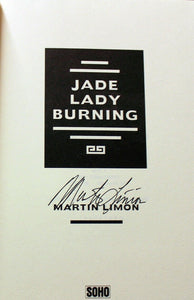 Jade Lady Burning by Martin Limon SIGNED Book 1992 Hardcover First Edition 1st