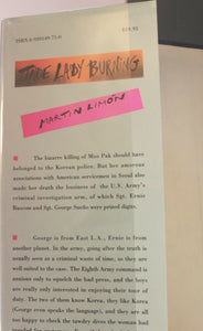 Jade Lady Burning by Martin Limon SIGNED Book 1992 Hardcover First Edition 1st