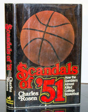 Load image into Gallery viewer, Scandals of 51 Book How Gamblers Almost Killed College Basketball Charles Rosen
