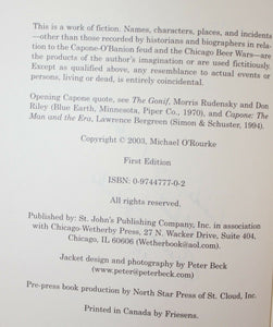 O'Banion's Gift by Michael O'Rourke SIGNED Book First Edition 1st Hardcover