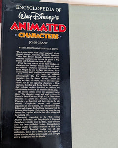 Encyclopedia Of Walt Disneys Animated Characters First Edition Vintage Art  Book