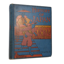Load image into Gallery viewer, Asian History Of Japan Antique Cloth Victorian Decorative Book Illustrated Decor

