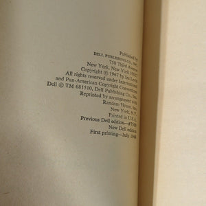 Rosemary's Baby By Ira Levin Dell 1st Edition Vintage Horror Paperback From Hell