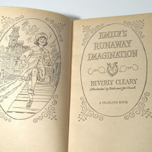 Load image into Gallery viewer, Emily&#39;s Runaway Imagination By Beverly Cleary Childrens Vintage Paperback 1980
