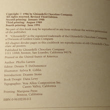 Load image into Gallery viewer, Ghirardelli Chocolate Vintage Cookbook Dessert Pie Candy Cookie Baking Recipes
