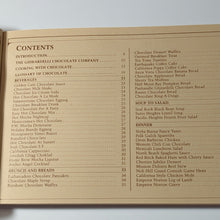 Load image into Gallery viewer, Ghirardelli Chocolate Vintage Cookbook Dessert Pie Candy Cookie Baking Recipes
