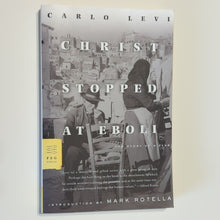 Load image into Gallery viewer, Christ Stopped at Eboli : The Story of a Year by Carlo Levi Book FSG Classics
