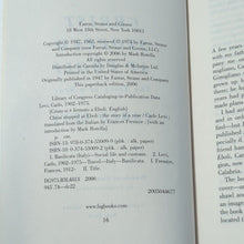 Load image into Gallery viewer, Christ Stopped at Eboli : The Story of a Year by Carlo Levi Book FSG Classics
